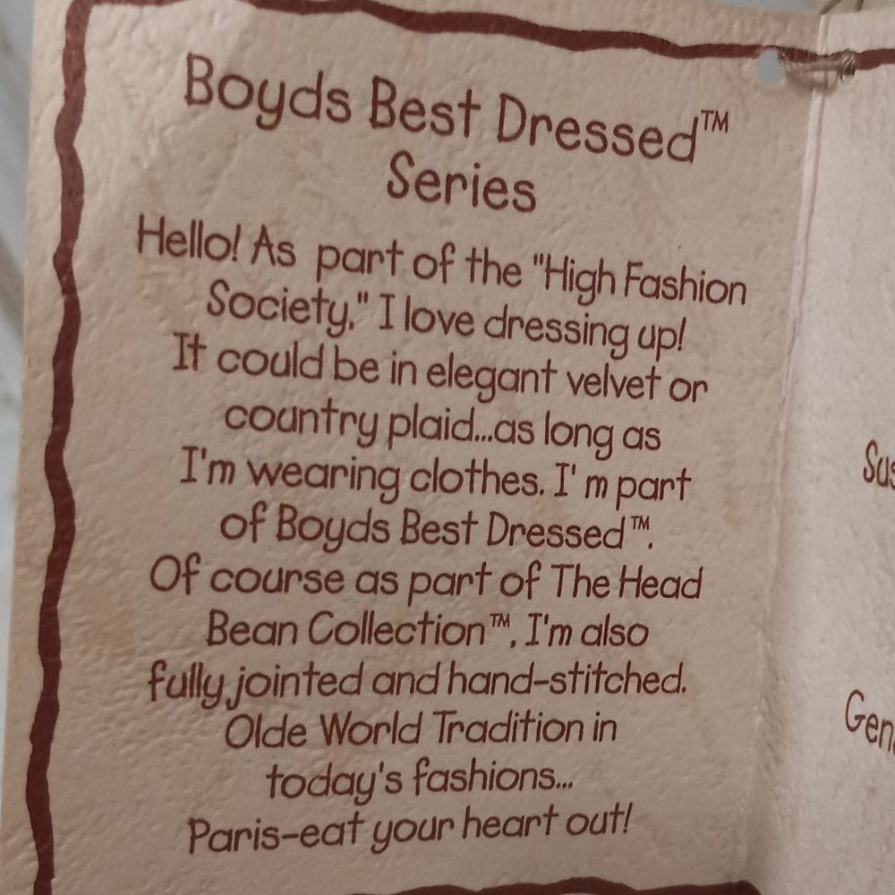 Boyds Bears "Beary Best Mom" Collectors Bear - Picture 7 of 10
